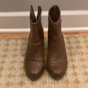 Brown booties
